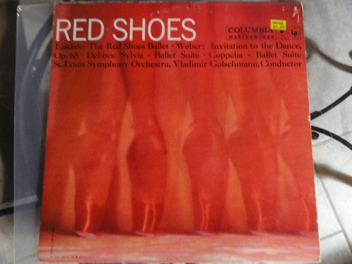 Vinyl record red - vinyl, shoes