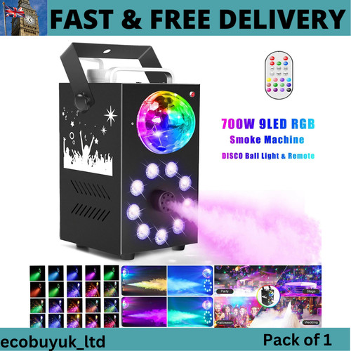 700w 9led smoke fog - 700w, machine