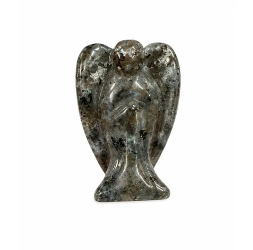 Natural crystal angel figurine - natural,