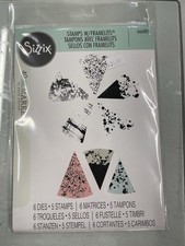 Sizzix 49 And Market Build A Burst Painterly Stamp & Die Set 666805
