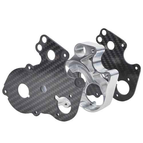 Aluminum gearbox cover kit - aluminum,