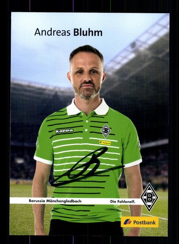 Andreas bluhm autograph card - bluhm,