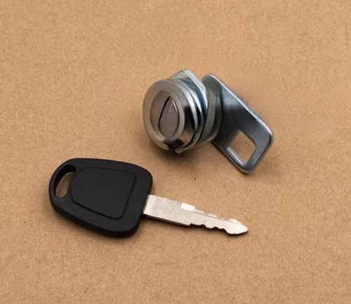 Excavator cab door lock - cab,