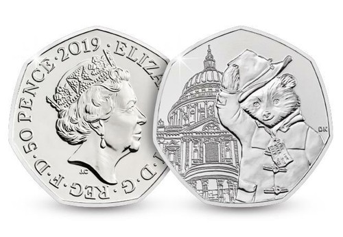 Paddington bear 50p coin st - coin,