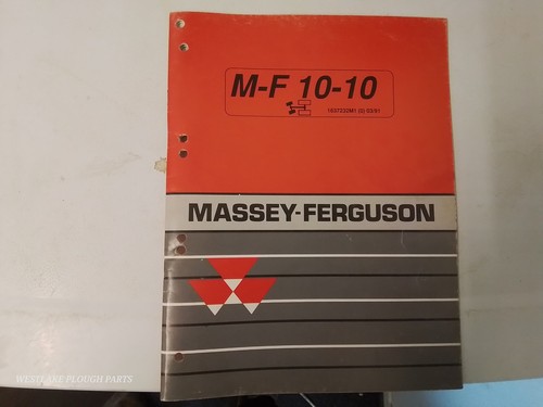Massey ferguson parts manual - ferguson,