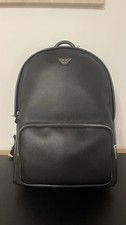 Emporio Armani Black Leather