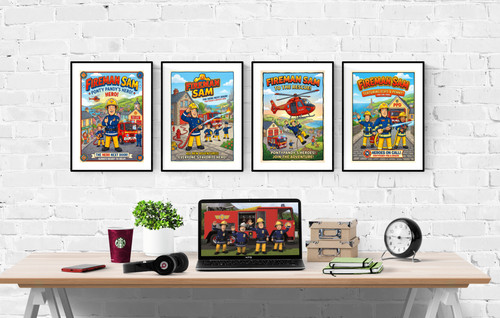 Fireman sam cartoon set - of, 4