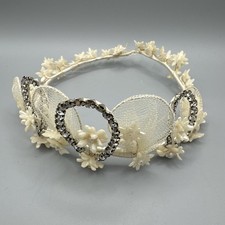 Victorian Bridal Crown Ivory
