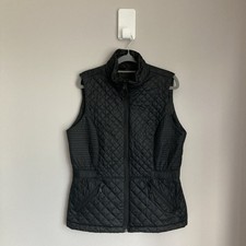 The North Face Gilet Womens Large Black Nylon Quilted Bodywarmer