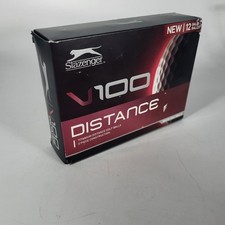 Slazenger V100 Distance White Golf Balls 12 Pack Titanium Core New