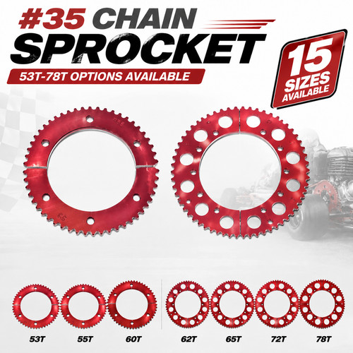 Pit parts chain - #35, split