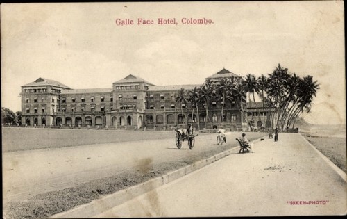 Postcard colombo ceylon sri - colombo,