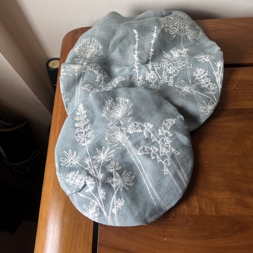 Reusable linen bowl covers - 2,