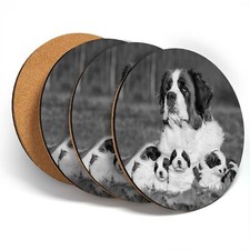 4 x Coasters  - BW - St