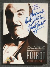 David Suchet as Hercule Poirot Hand Signed Autographed DVD Boxset (Inc discs)