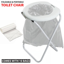 Folding Toilet Portable Chair Camping Travel Park Fishing Outdoors Seat