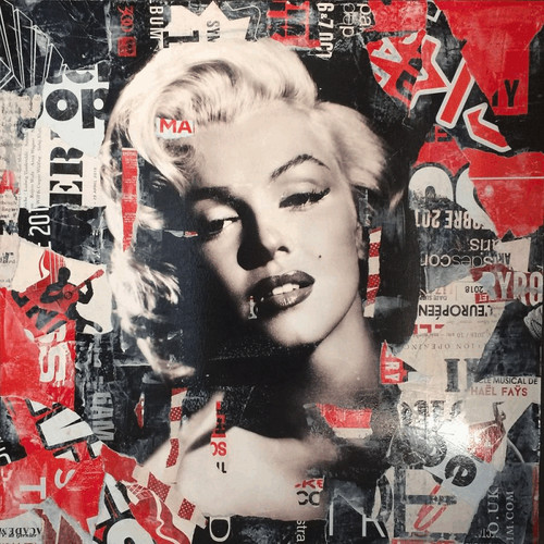 Marilyn monroe colour wall - colour,