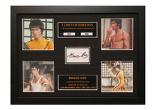 Bruce Lee Signed Ltd Edition Framed Picture Memorabilia