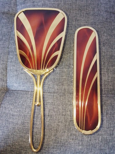 Vintage art deco brush set - set, 2