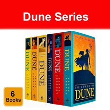 Dune Series by Frank Herbert 6 Books Collection Dune Messiah, Children Of Dune