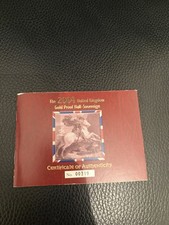 Royal Mint Gold Proof Half Sovereign 2004 COA Only ! NO COIN!