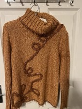 Italian Roll Neck Burnt Orange