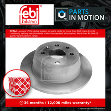 2x Brake Discs Pair Solid fits