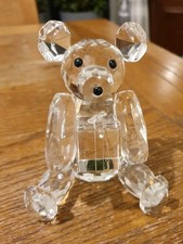 Crystal Cut Glass Teddy Bear