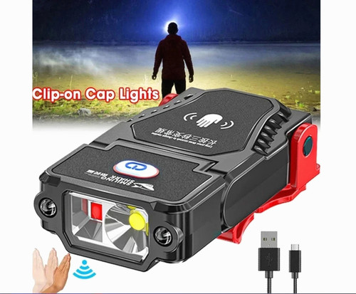 Led rechargeable cap clip - led,
