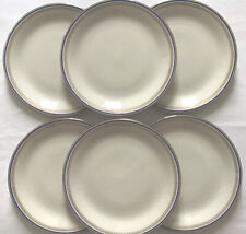 Set of 6 Royal Tognana~1980s~Off White/Cream Dinner Plates 9.5”/24 cm