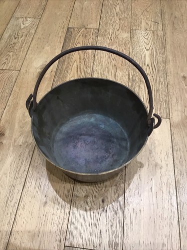 Vintage brass cooking jam - cooking,