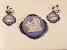 1952 Vintage Blue Jasperware