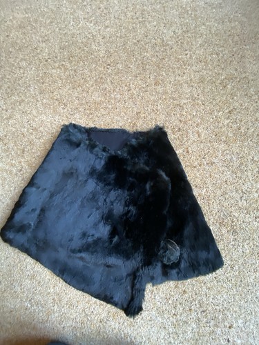 Genuine vintage black - genuine, fur