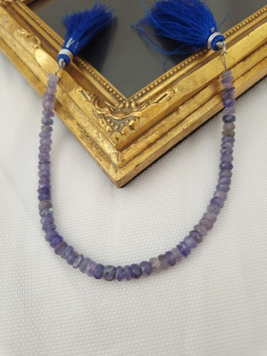 Tanzanite graduated faceted - tanzanite,