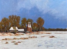 Kent Oast Houses & Fox