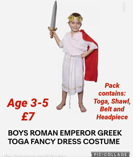 Boys roman emperor greek - roman, toga