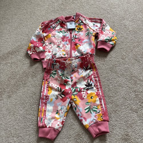 Adidas baby tracksuit girls - tracksuit,
