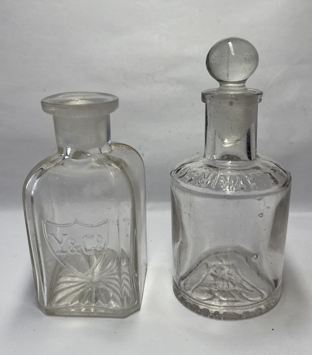Victorian perfume bottles - , x2