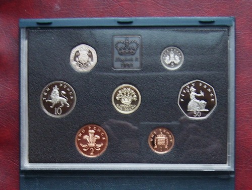 1991 seven coin proof set - uk,