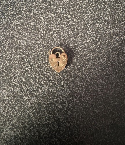 Vintage 375 yellow gold heart - vintage,