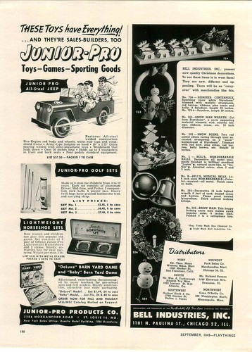 1948 paper toy - paper, ad