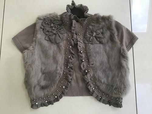 Ladies fawn coloured - fawn, cardigan
