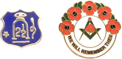 Orange lodge shield - orange, 2
