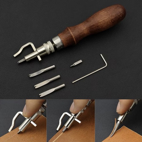Leather edge trimmer - 7-in-1,