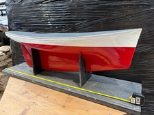 Large Boat Project Model Yacht Keel with Stand AMAZING DETAIL & CONDITION!!