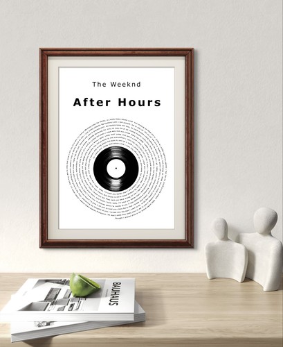 The weeknd poster after hours - the, poster.
