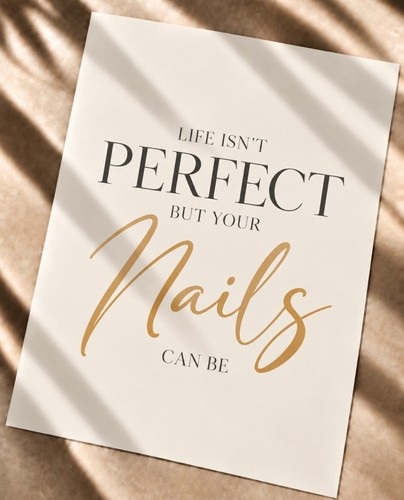 Nail tech print funny - nail, a4