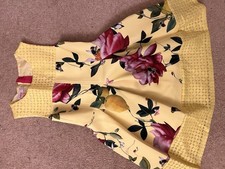 Ted Baker Girls Dress Yellow