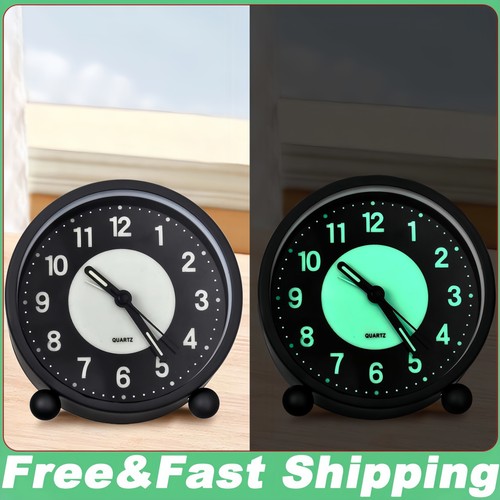 Round alarm clocks bedside - alarm,