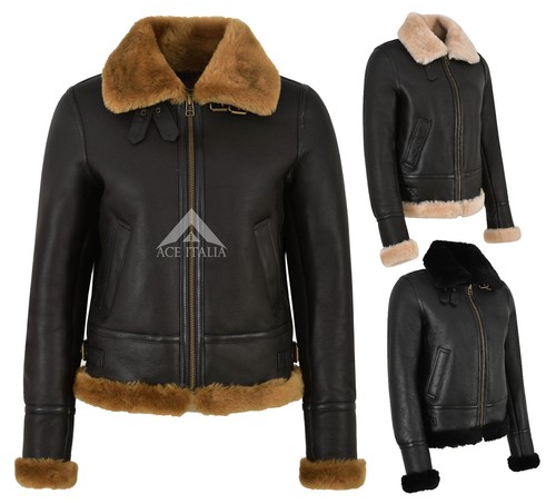 Ladies sheepskin jacket - ladies,
